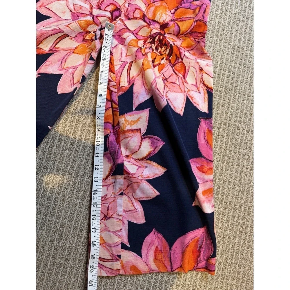 Trina Turk Women's Floral Print Sleeveless‎ Wide Leg Jumpsuit Size 6